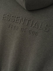 Womens Embossed FW26 Cropped Zip-Up Hoodie