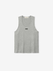 Womens Classic Rib Knit Tank