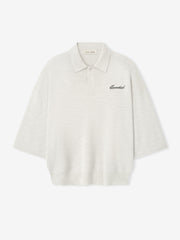 Signature 3/4 Sleeve 90s Knit Polo